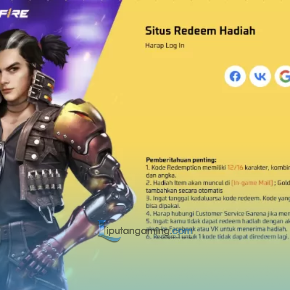 Kode Redeem FF Terbaru Hari Ini Update 17 Februari 2025